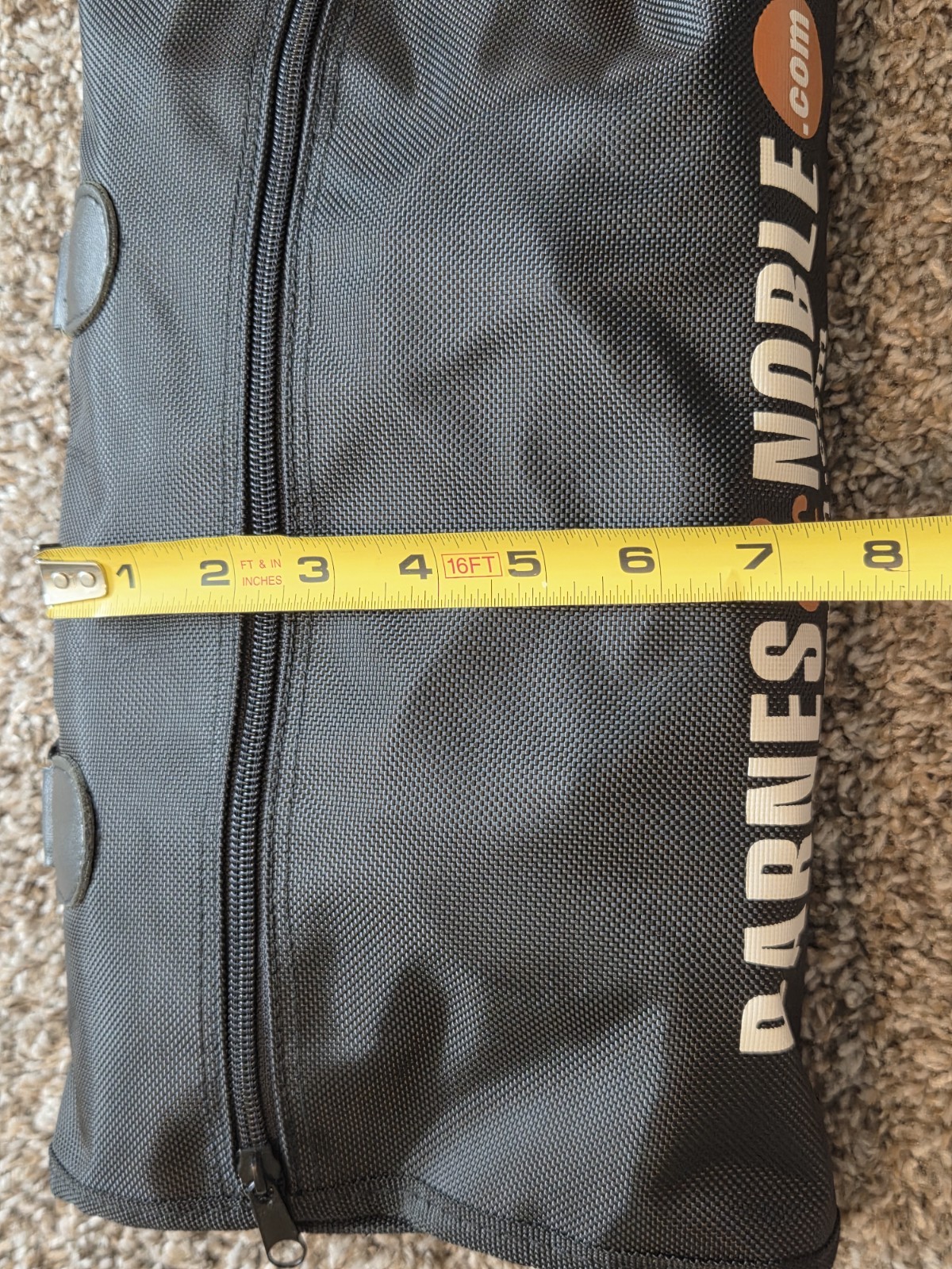 Barnes & Noble Collapsible Rolling Promo Folding Bag Easy Storage Denier Nylon