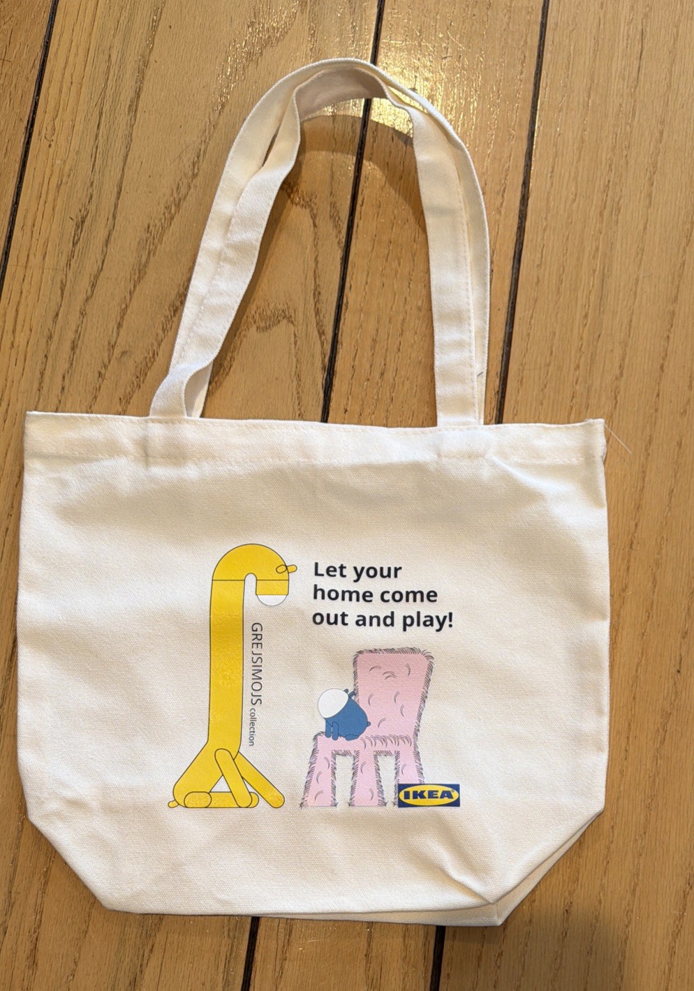 IKEA GREJSIMOJS Collection Tote Bag Limited EDITION 13x11x5.5 Inches