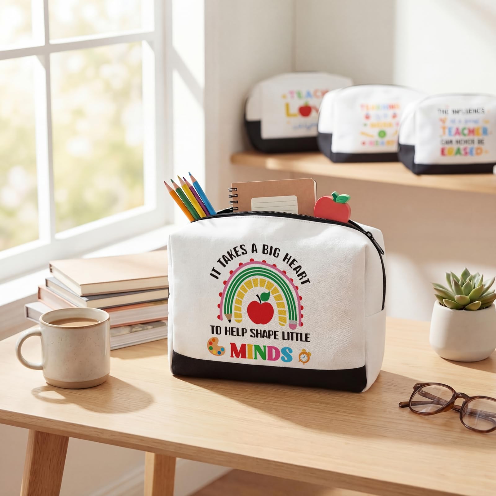 Kacctyen 8 pcs Teacher Appreciation Gift 7.5 x 4.7 x 3 inches, multicolor