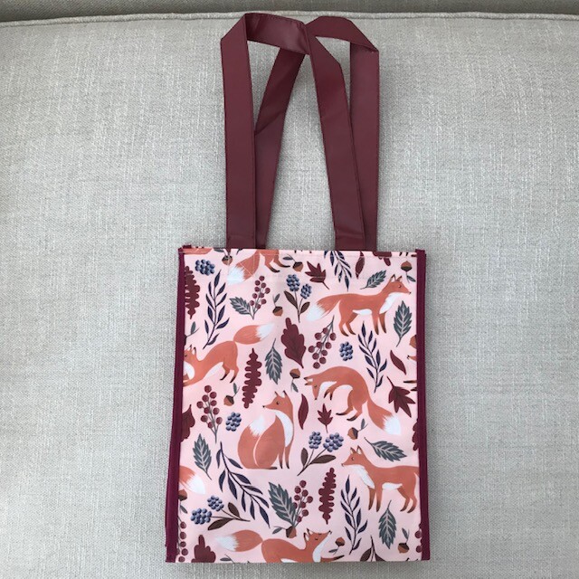Novelty Fox in Leaves Reusable Tote Bag Foxhunters FoxLovers NatureFall Pristine