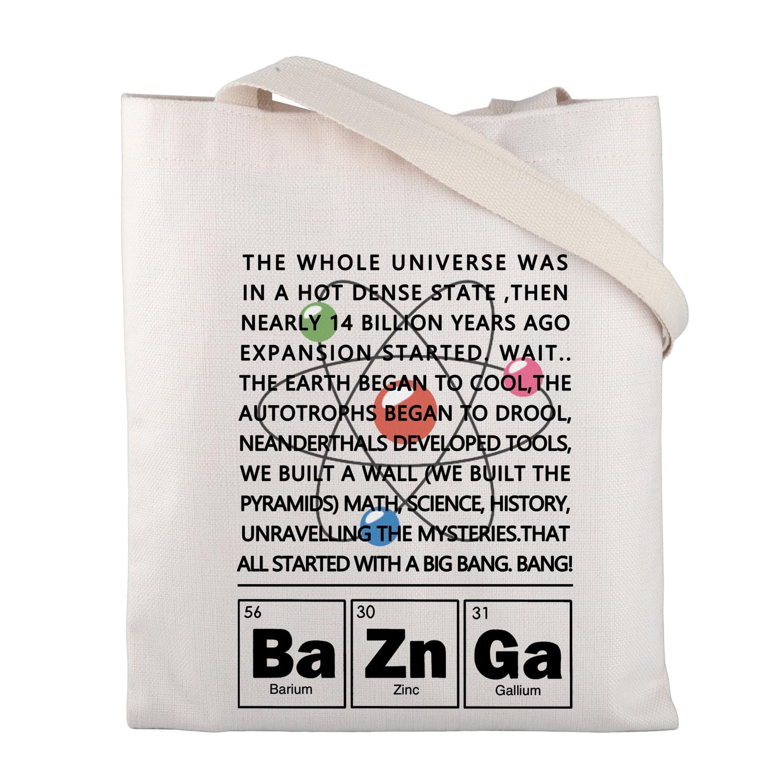 Bang Tote Bag Bang TV Show Inspired Gifts Fans Gift for Scientist Physicis Ca…