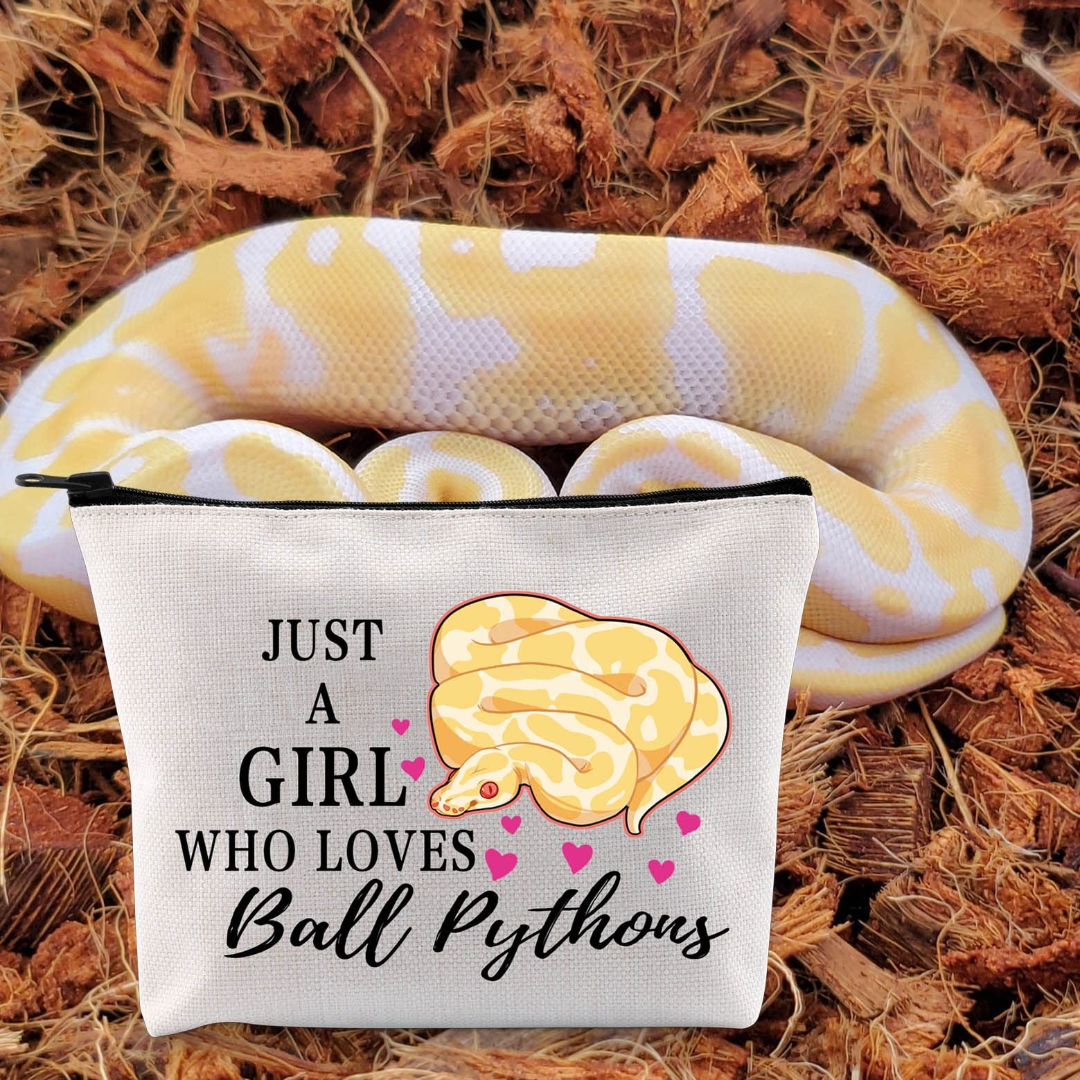 G2TUP Ball Python Lover Gift Who Loves Pythons White Bag
