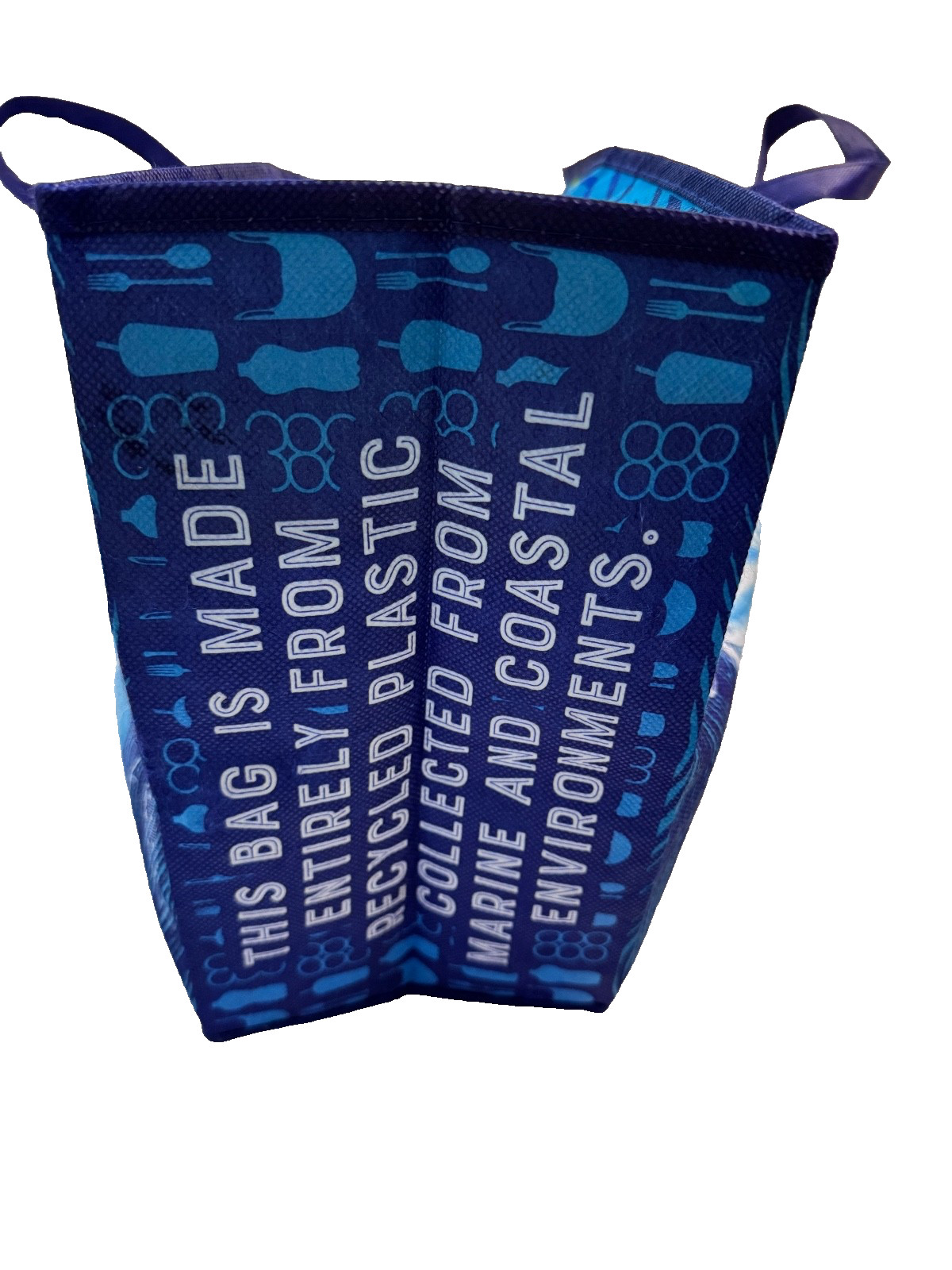 TRADER JOE’S ECO Reusable Shopping Grocery Bag – OCEAN/MARINE LIFE Themed