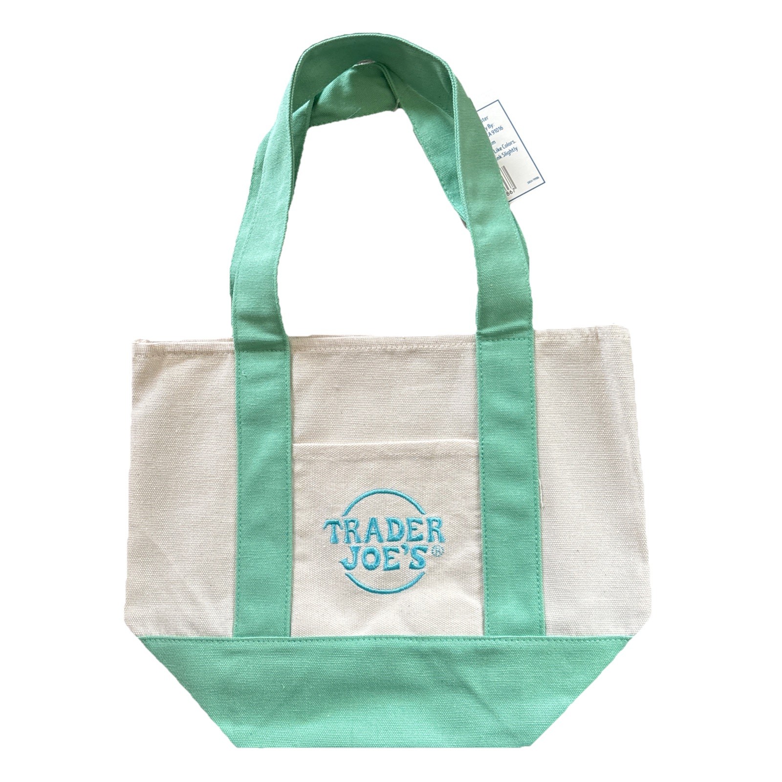 Trader Joe’s 2026 Mini Pastel Canvas Tote Bag Set Of 4 IN HAND READY TO SHIP!!!!