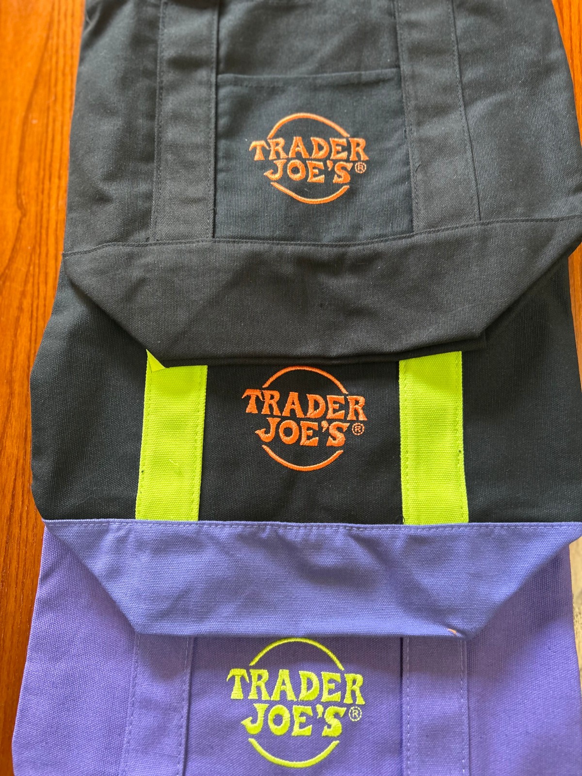 NEW TRADER JOE’S HALLOWEEN MINI CANVAS TOTE BAG – SET Of 4