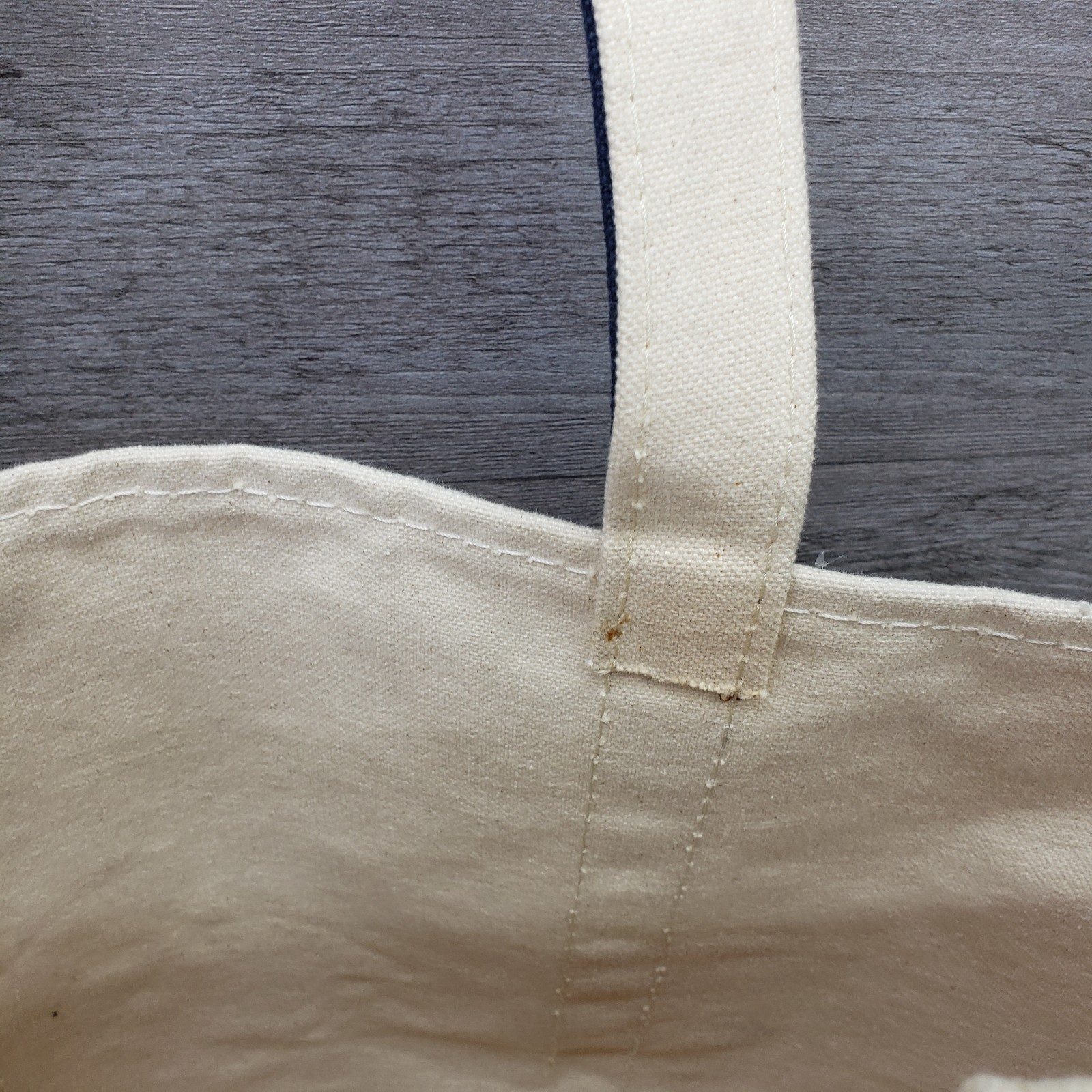 Vintage Trader Joe’s Canvas Tote Bag Boat Style Old Logo Large 20″