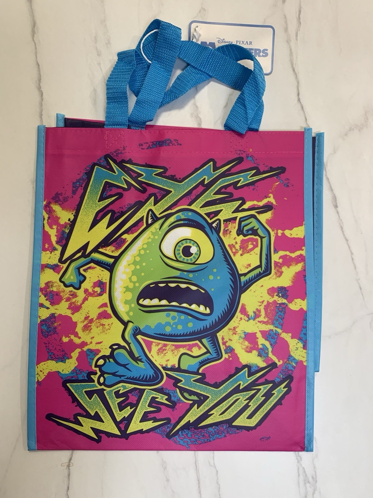 ~ Monsters Inc. Tote Bag ~ “Eye See You” Mike Wazowski Tote Bag/Shopping Bag ~
