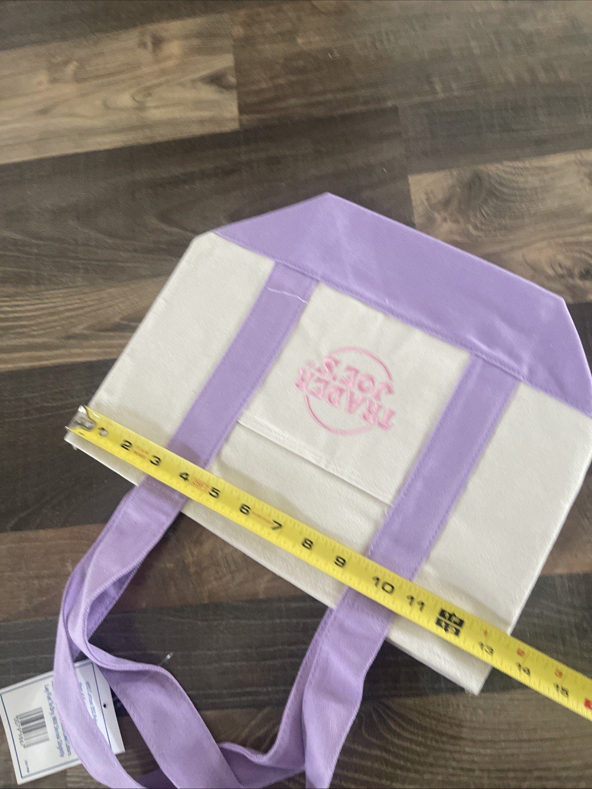 Trader Joe’s Mini Pastel Canvas Tote Bag Set Of 4 NWT Blue Green Pink Purple