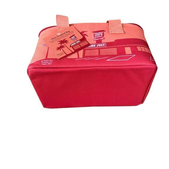 Trader Joe’s Mini Insulated Bag Set Peach Blue Brand New Release 10×6 NWT