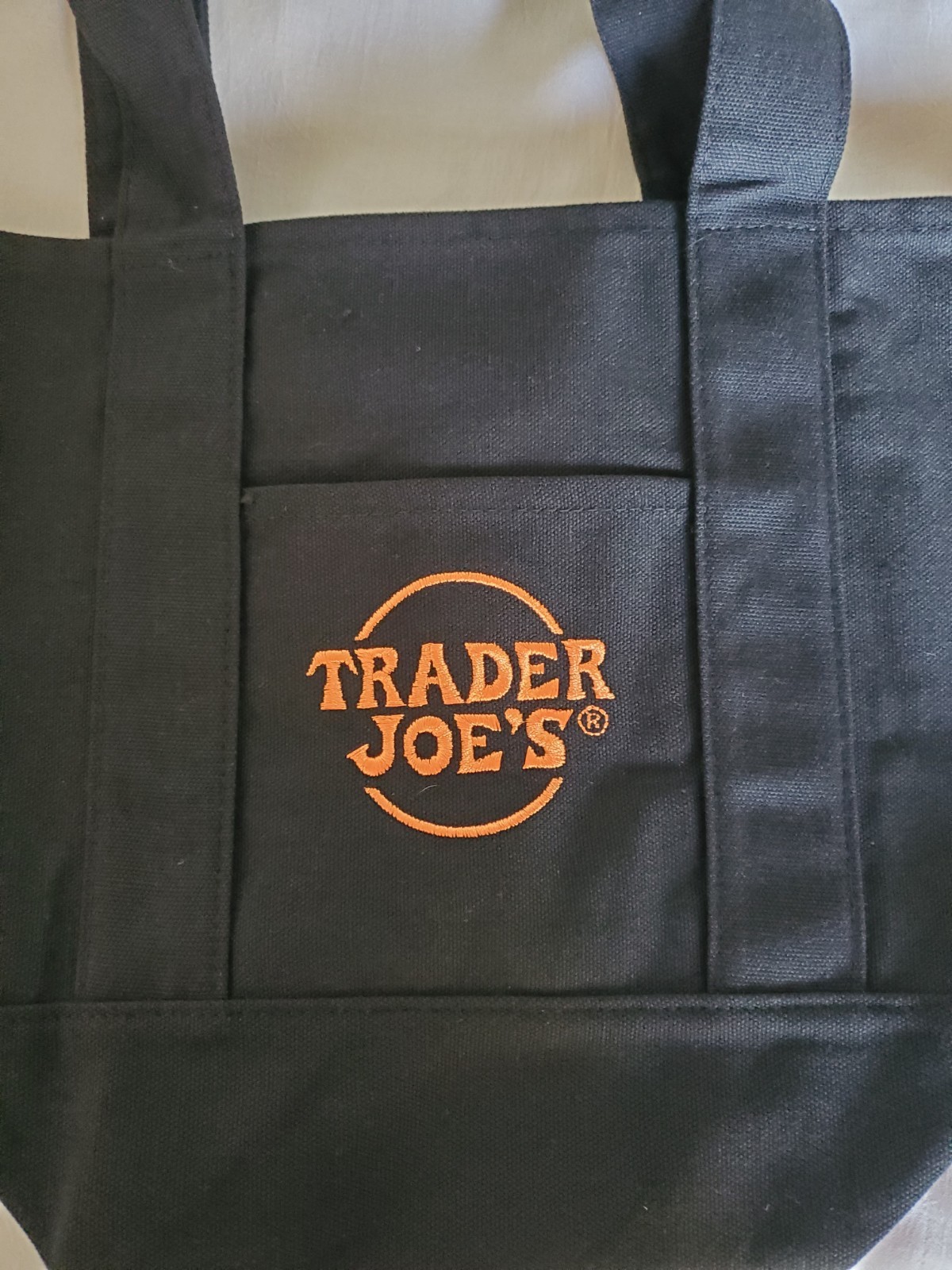 Trader Joe’s Limited Edition Embroidered MINI CANVAS REUSABLE TOTE BAG