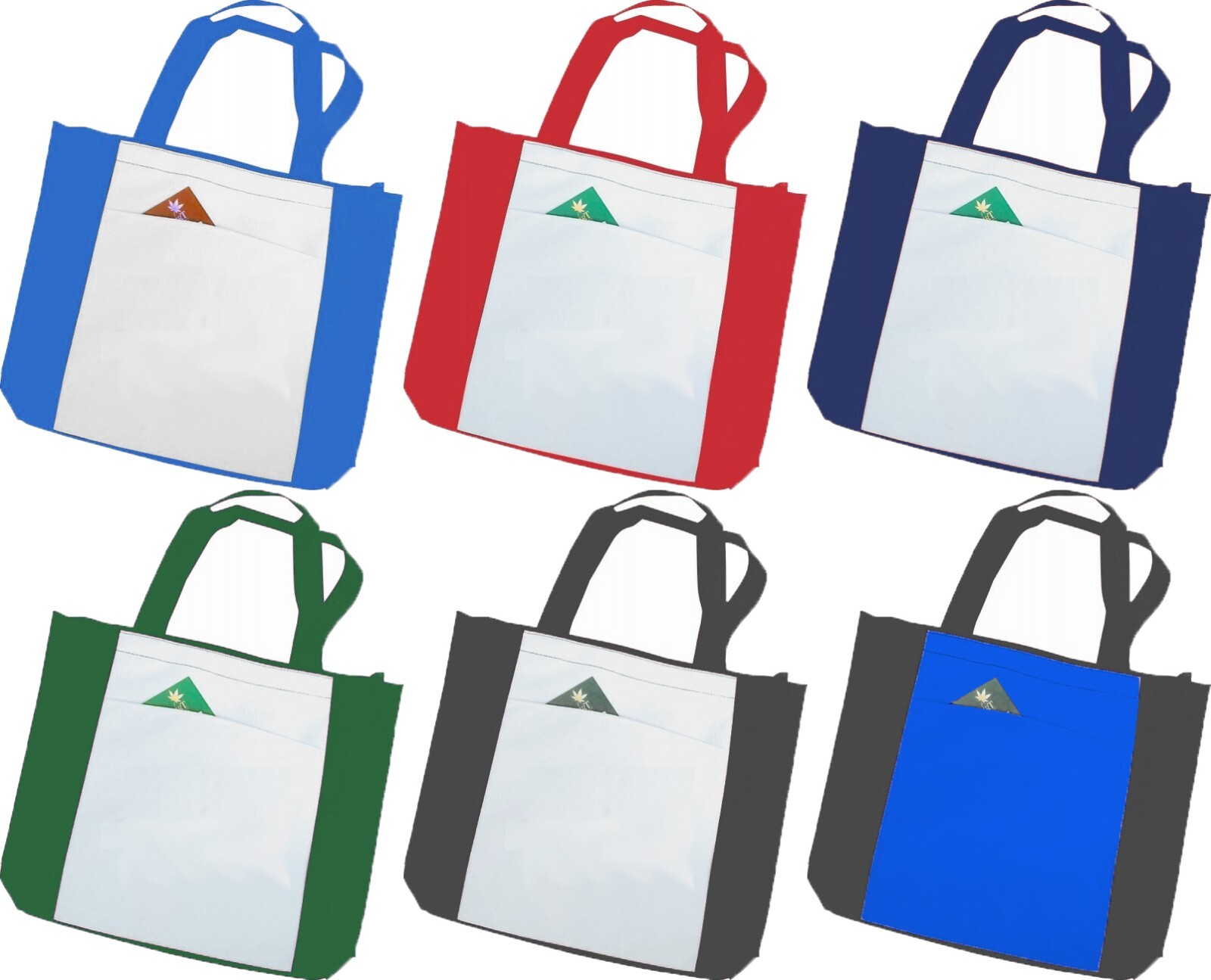 Reusable Zipper All Purpose Shopping Tote Grocery Travel Beach Boat Gift Bag
