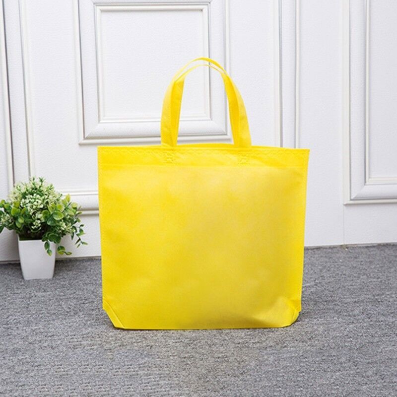 1PC Nonwoven Shopping Bag Reusable Tote Bag Grocery Storage Handbag Eco Shoppers