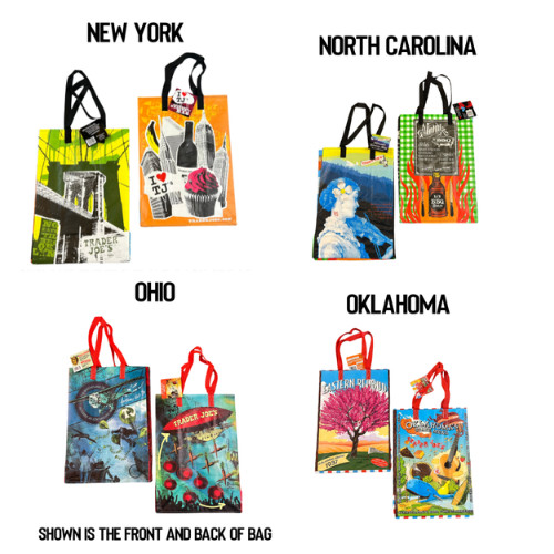 YOU PICK! (40+ Choices) Trader Joe’s NEW ECO REUSABLE GROCERY SHOPPING TOTE BAG