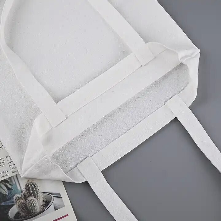 8×10″ Reusable Blank Canvas Tote Bags Shopping Bags Natural Eco Friendly Plain