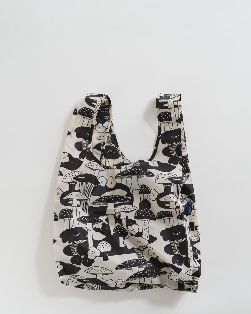 NWT Baggu Standard Reusable Bag Mushrooms Rare Sold Out US Seller Machine Washab