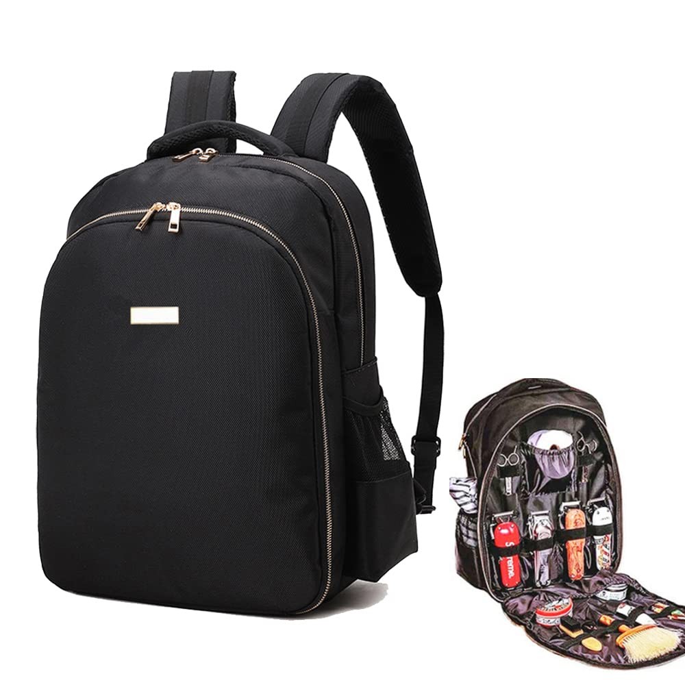 MAXPAND Large Backpack Bag Organizer for Barbers Clippers 19 INCHES, BLACK