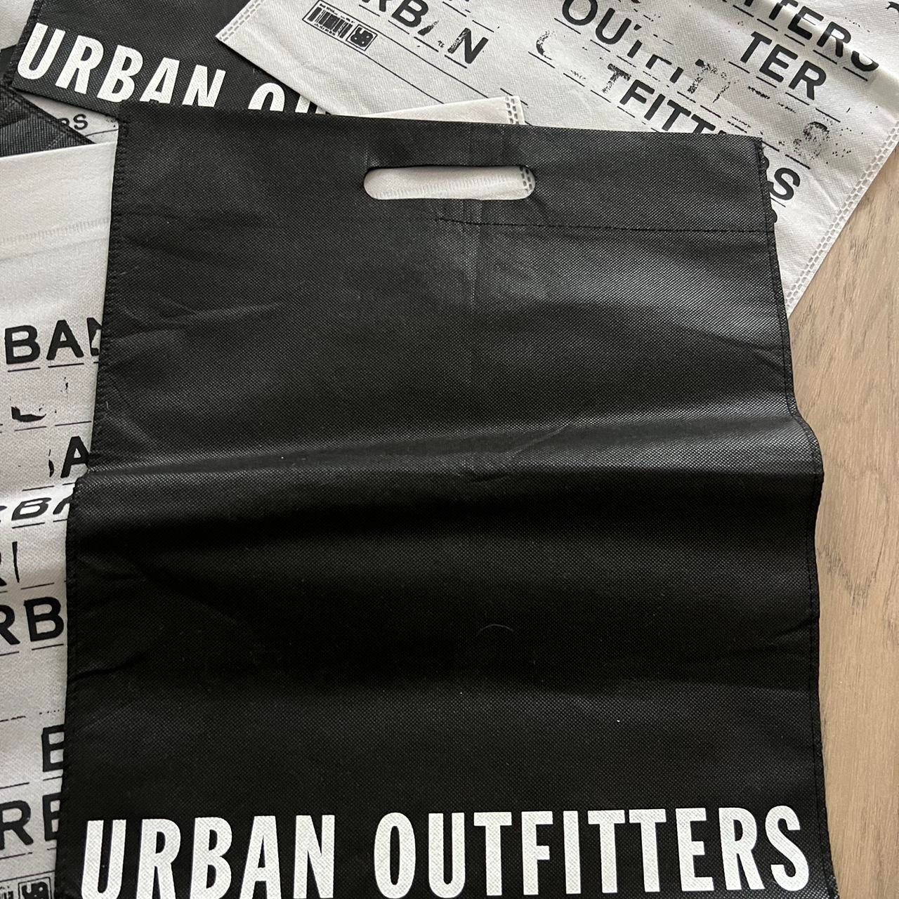 Urban Outfitters Reusable Shopping Tote Bag Gray & Black lot of 7