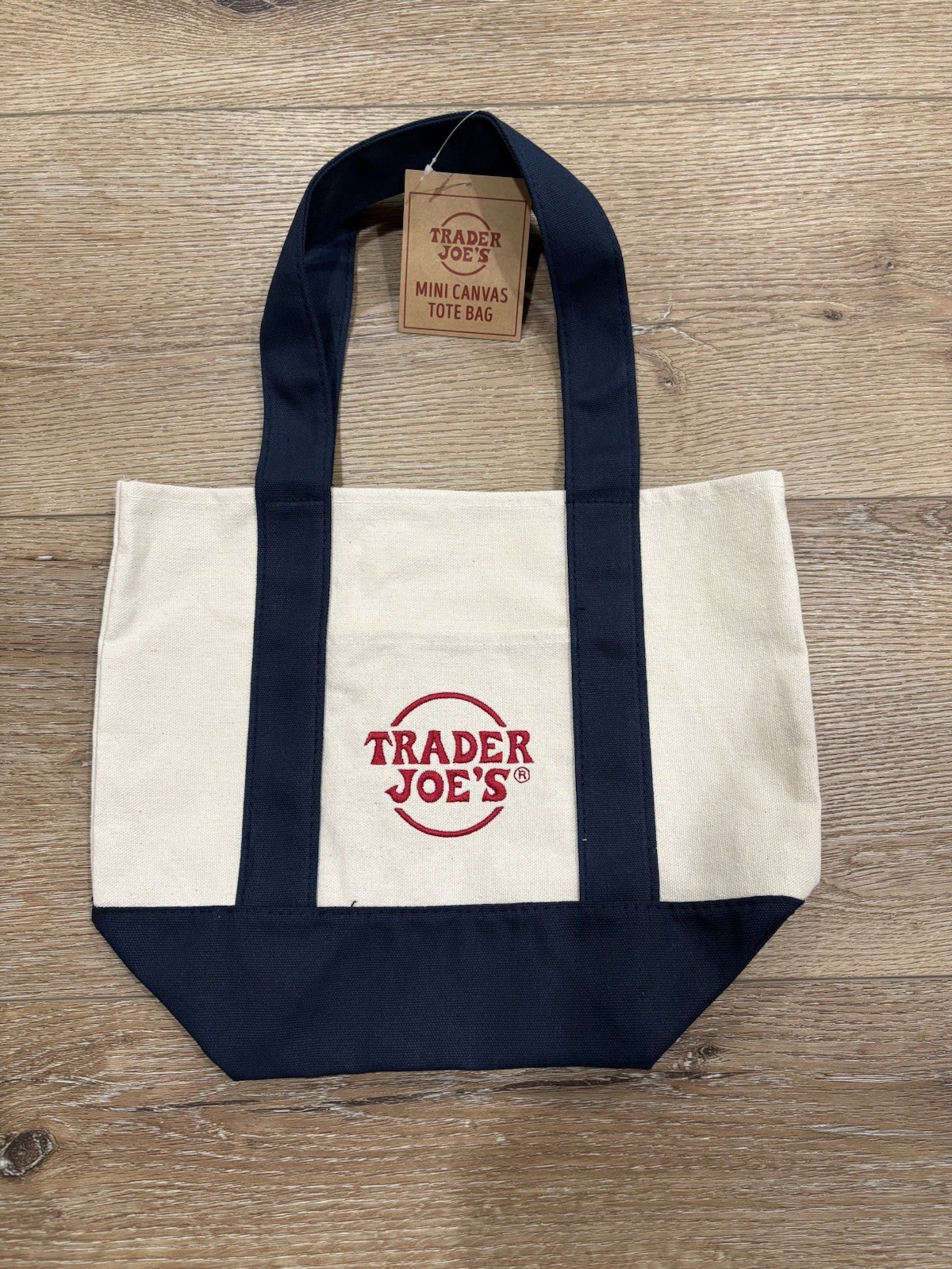 Trader Joe’s Mini Tote Bag Set of 4 Blue/Green/Yellow/Red