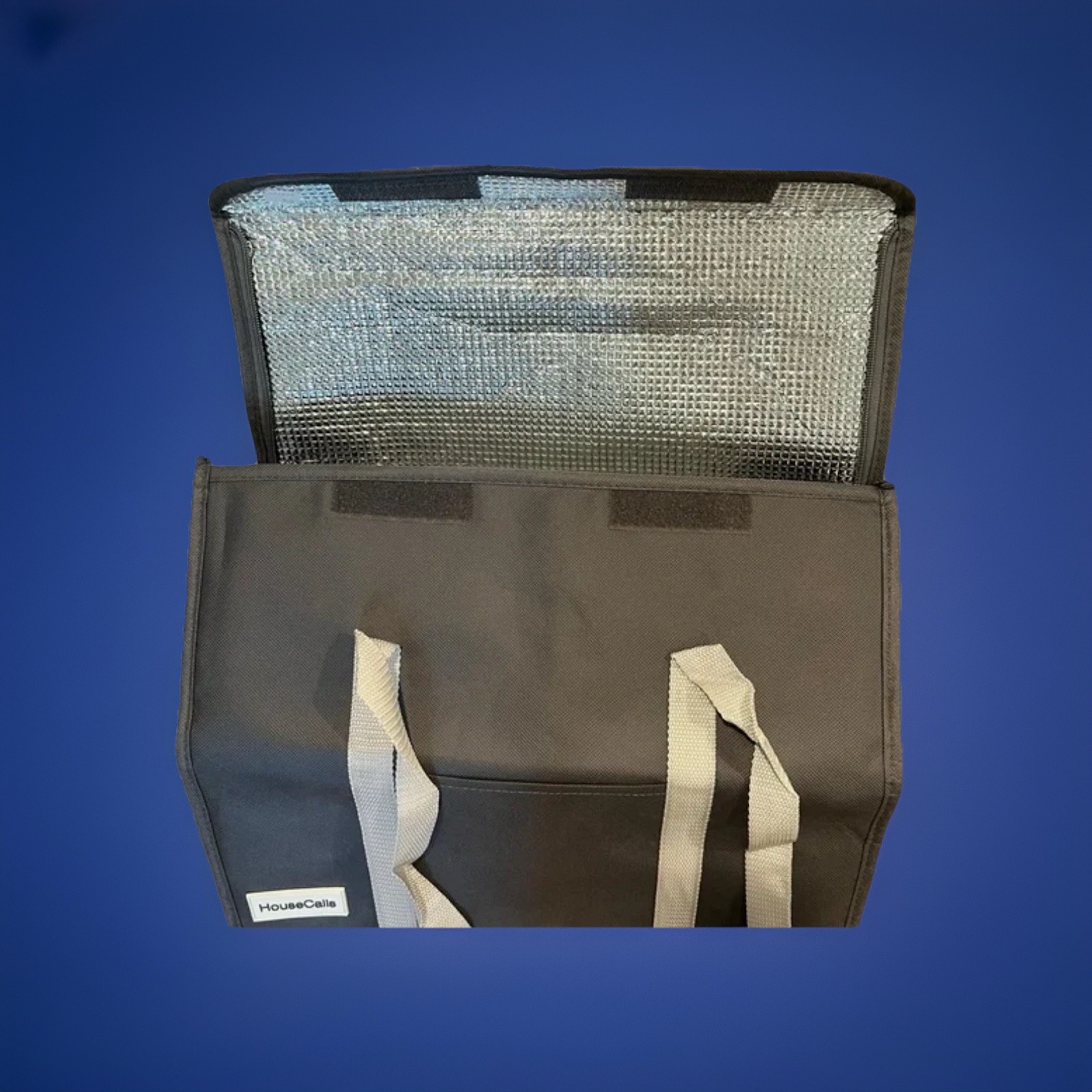 New HouseCalls Insulated 6 Gallon Tote Bag / 16″ x 12″ x 7″ /Charcoal Grey