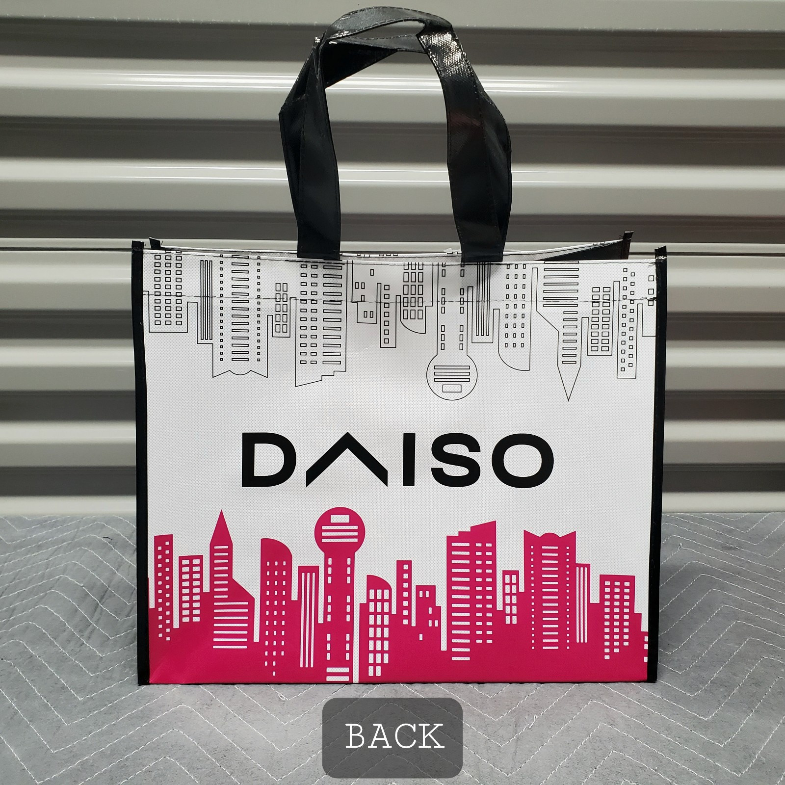 DALLAS Texas Reusable Grocery Shopping Tote Bag Medium 15x12x8″ Daiso Japan