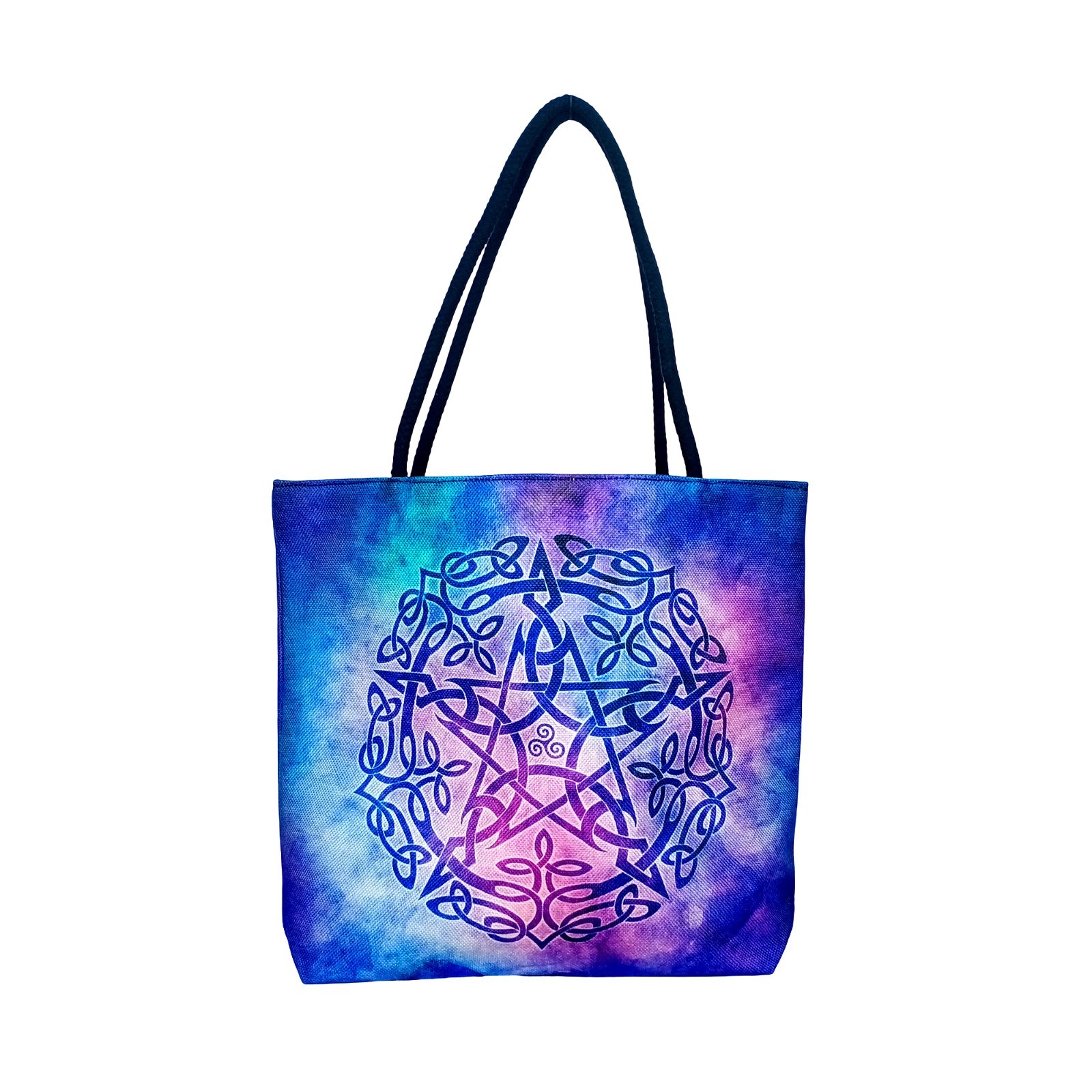 Brigid Ashwood Pentagram Tote Bag – 15″ Canvas Handbag Shoulder Bag