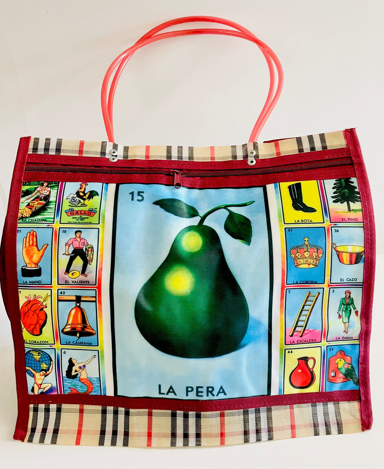 Loteria Mesh Bag La Pera Bolsa De Loteria La Pera