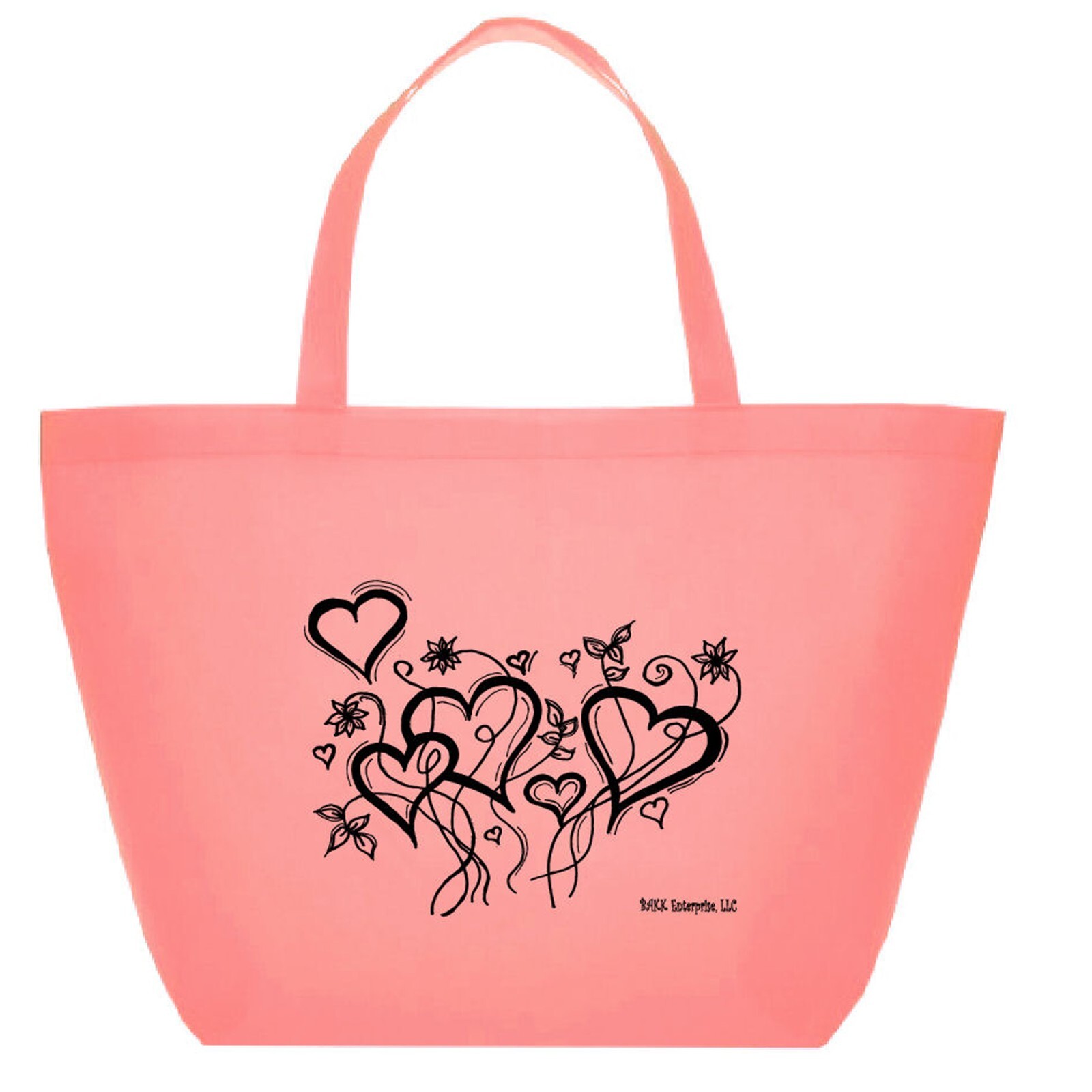 Reusable Shopping, Grocery Bag – Gift Bag 20″W x 13″H x 8″D (Pink) NEW