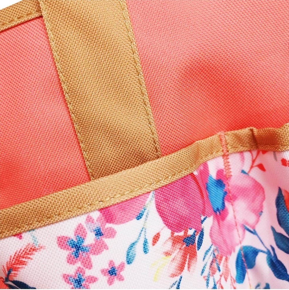 The Pioneer Woman Fresh Floral Garden Tote Bag w/ Pockets for Storing Essentials