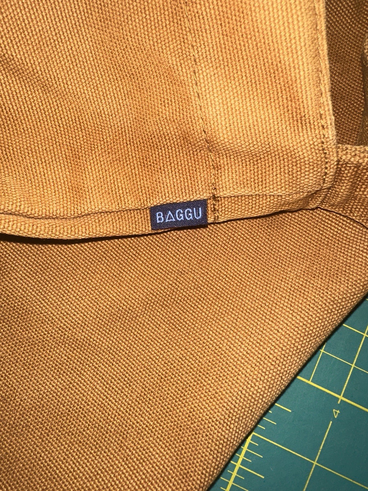 BAGGU Brown Reusable Shopping Bag 100% Recycled Cotton Adjustable Strap