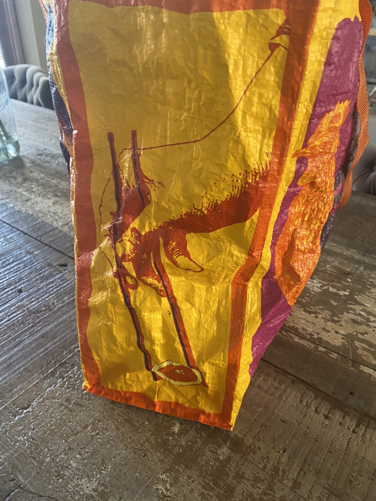 Trader Joe’s RARE Orange Chicken Shopping Grocery Bag Euc Collector New Free