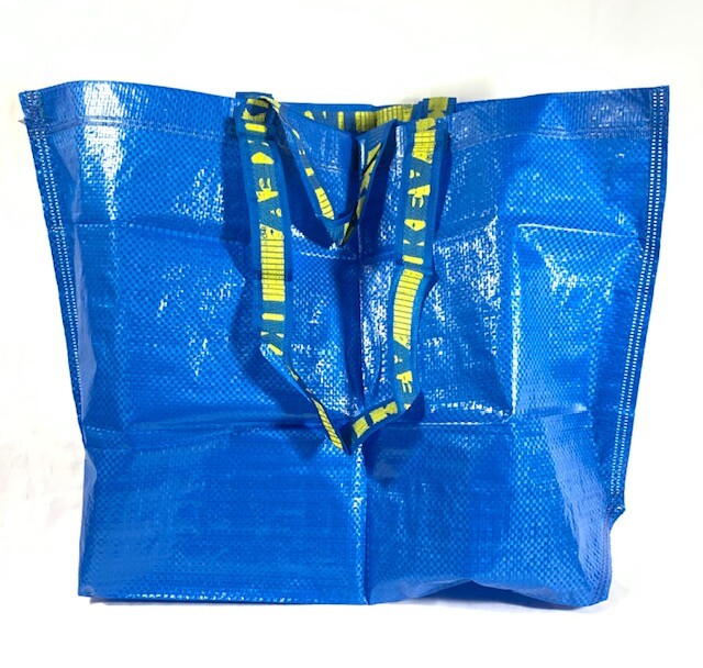 Lot of 10 IKEA Medium Reusable Eco Bags Shopping Laundry Tote Travel Bag FRAKTA