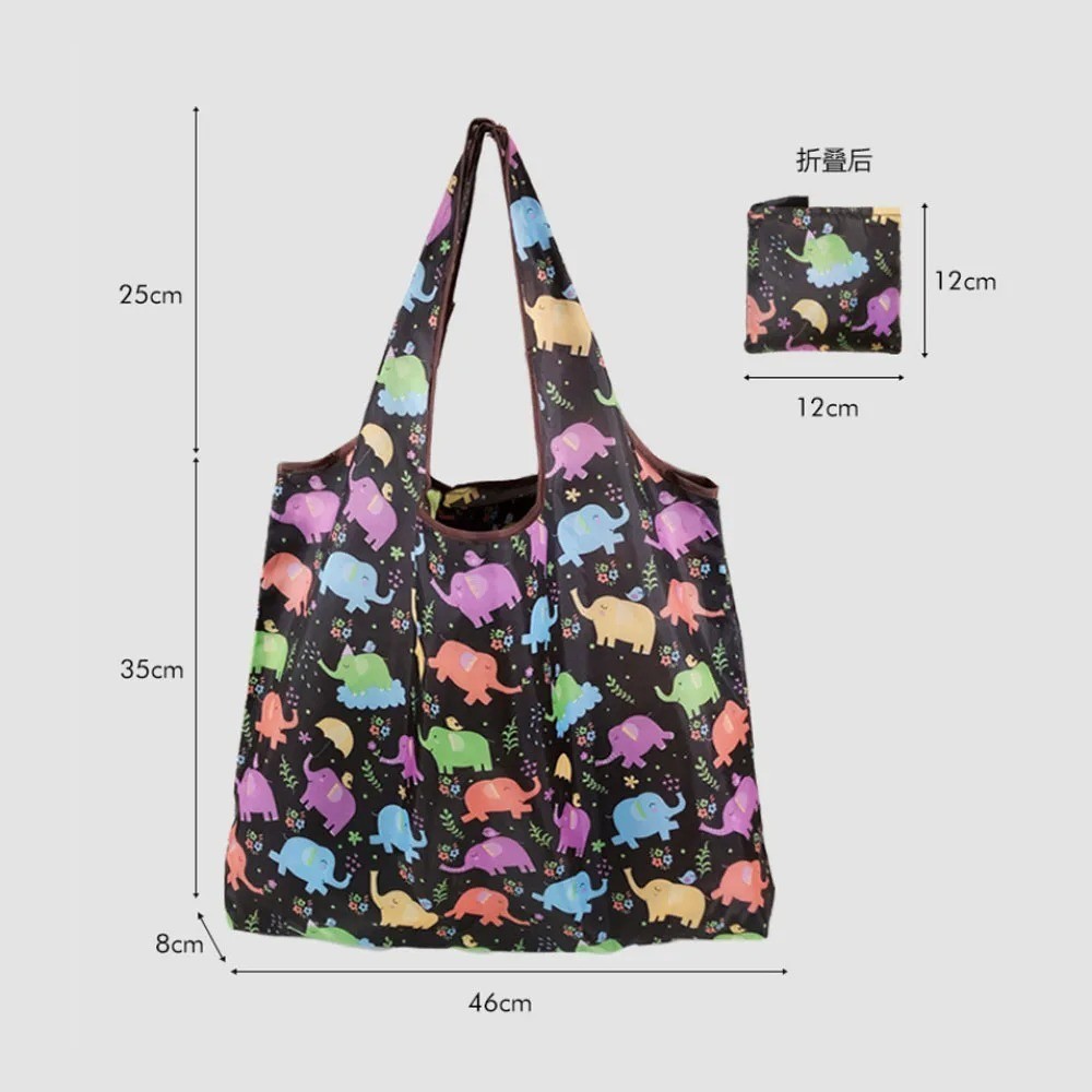 Large Shopping Bag Reusable Eco Grocery Tote Beach Toy Storage Shoulder Pouch