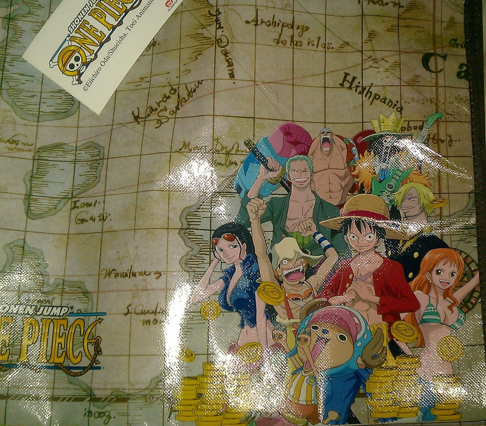 ONE PIECE PROMOTIONAL REUSABLE ECO SHOPPING BAG BY MARUKAI & TOEI ANIMATION
