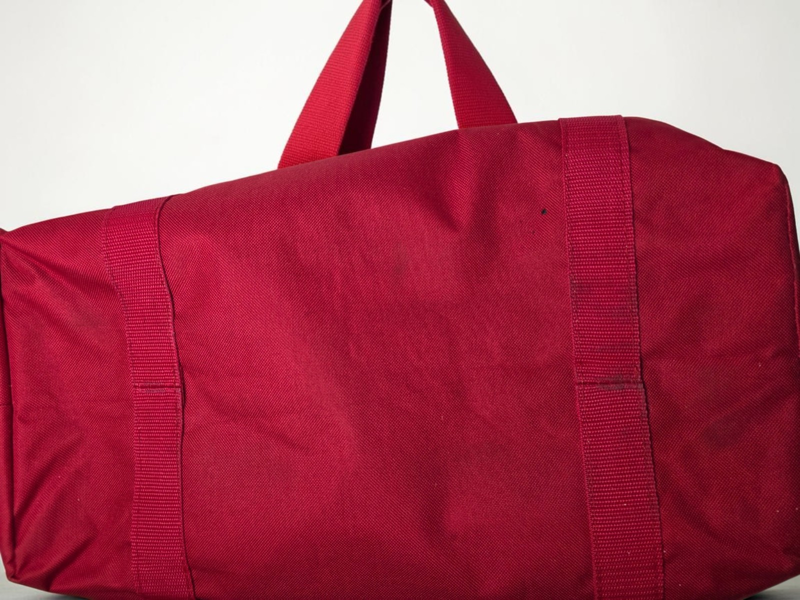 Costco Wholesale Canvas Red XL Large Zip Up Insulated Cooler Tote Shopping Bag