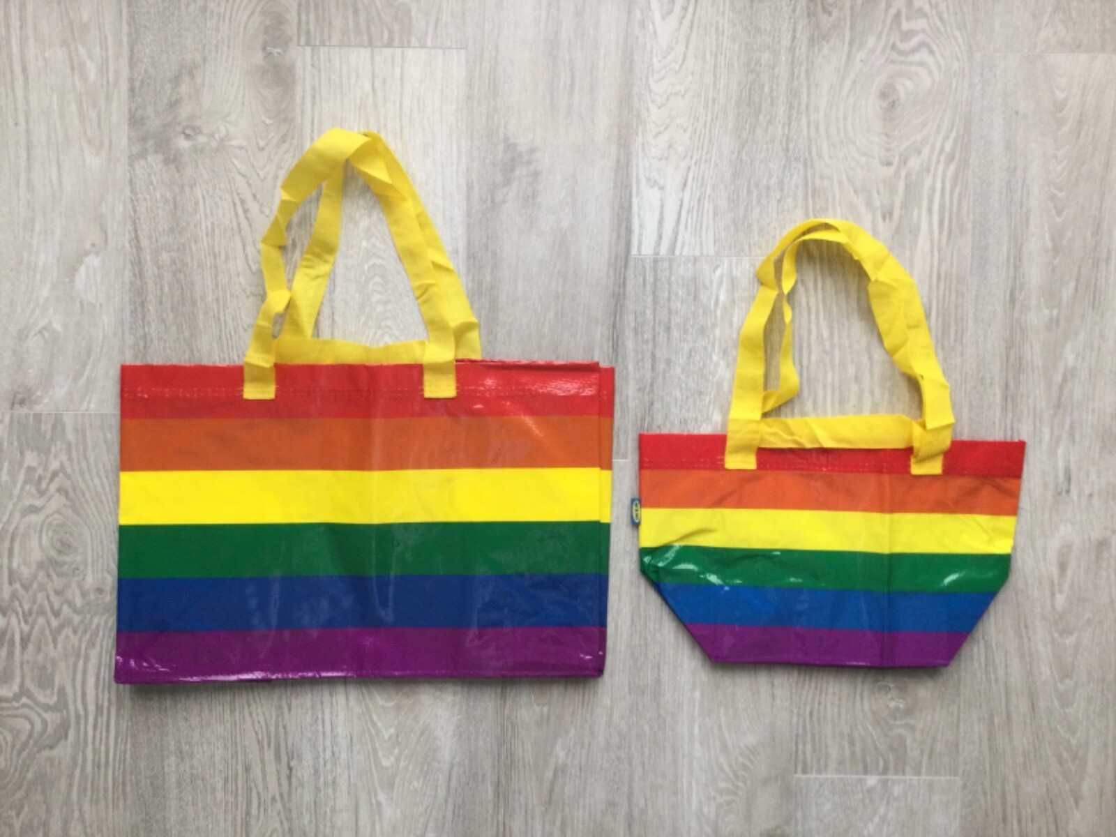 Small & Large IKEA Storstomma Rainbow Reusable Bag Shopping Pride Limited Ed. 
