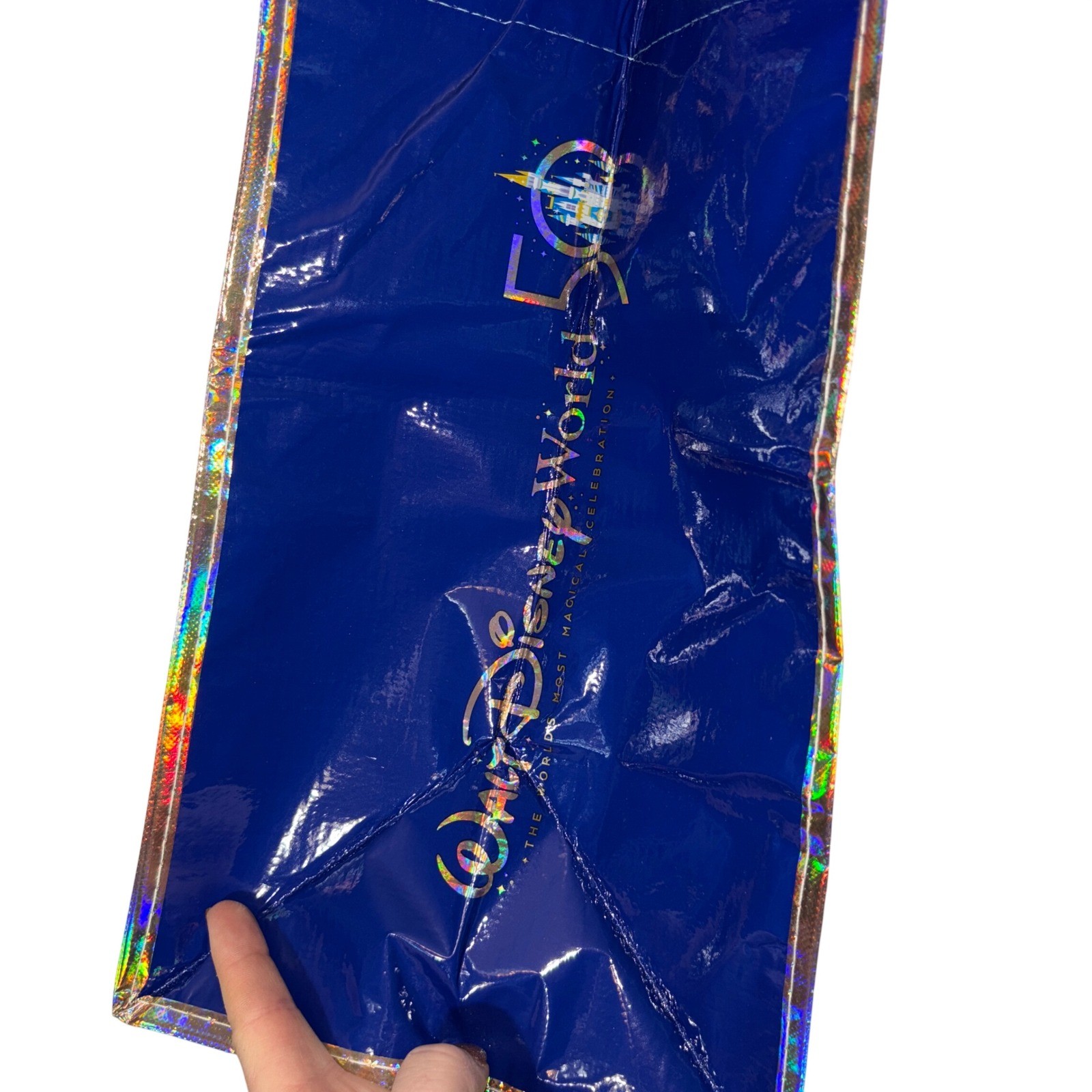 Walt Disney World 50th Anniversary Mickey Minnie Tote Bag Reusable Shopping Bag