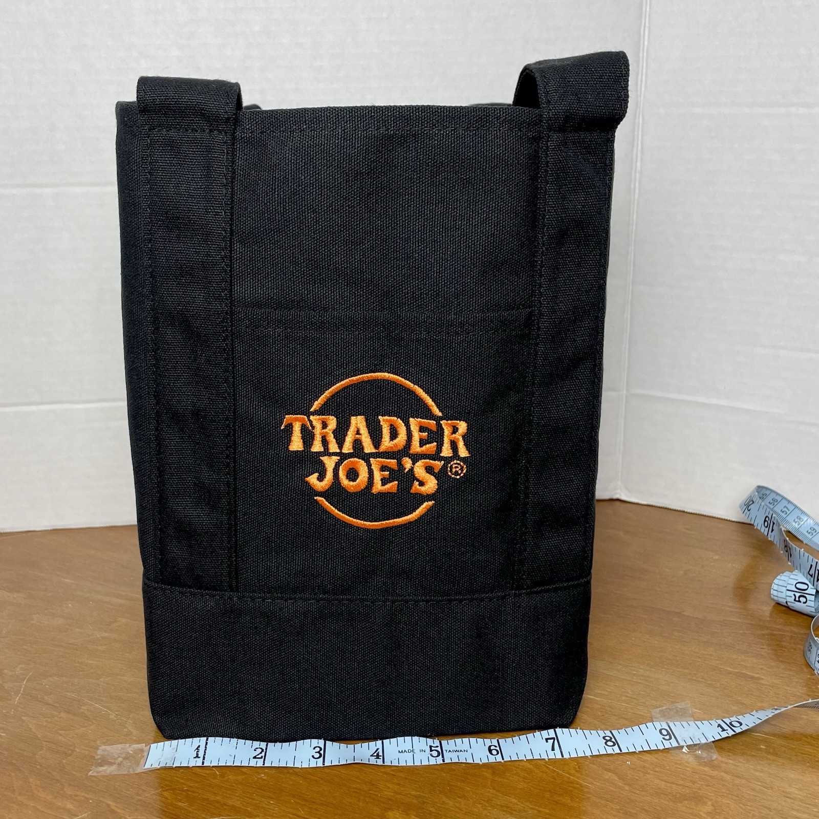 Trader Joe’s Halloween Trick-or-Treat Canvas Tote Bag BLACK NEW With Tag ⚫️ 🎃