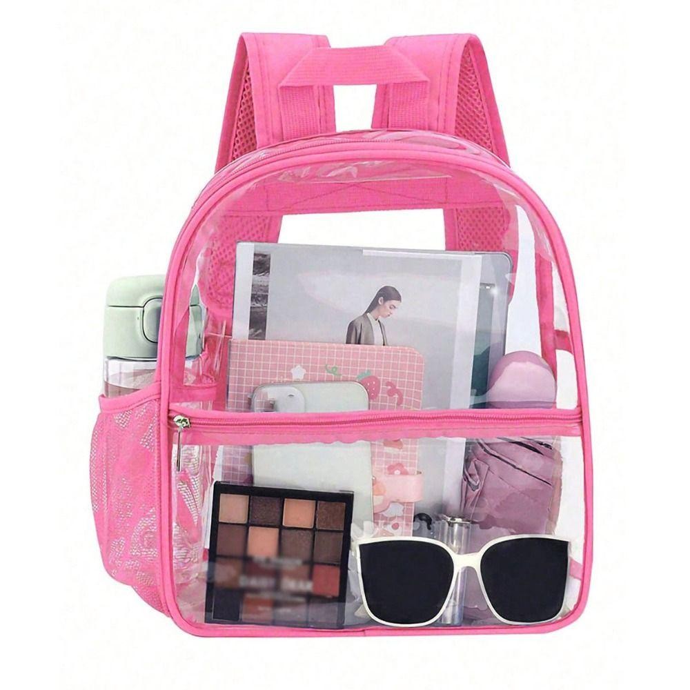 Small Clear Backpack Transparent Pvc Backpack Summer Waterproof Beach Cell Phone