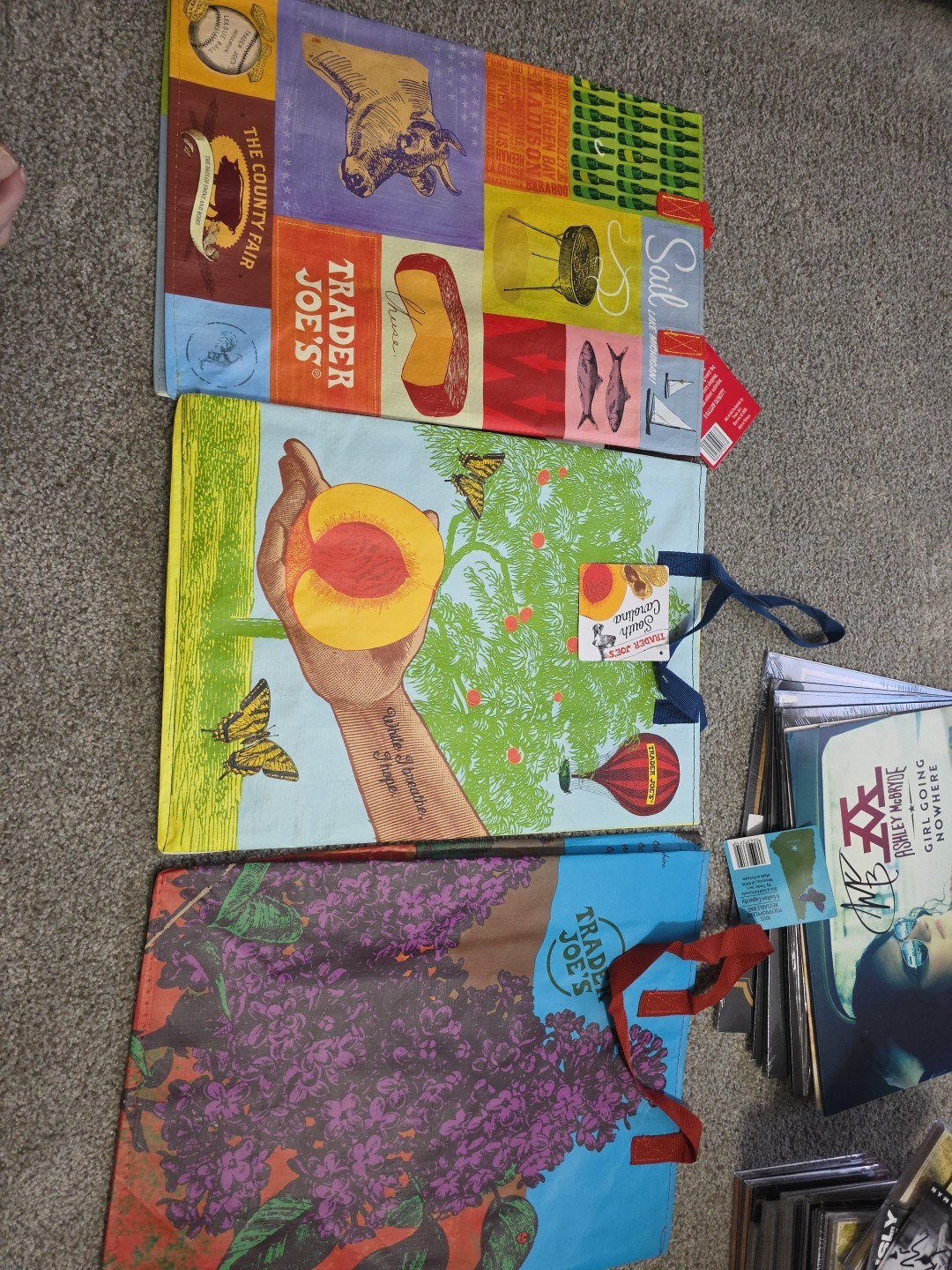 3 Trader Joe’s ECO Reusable Shopping Grocery Bag, Tote, Sack NWT