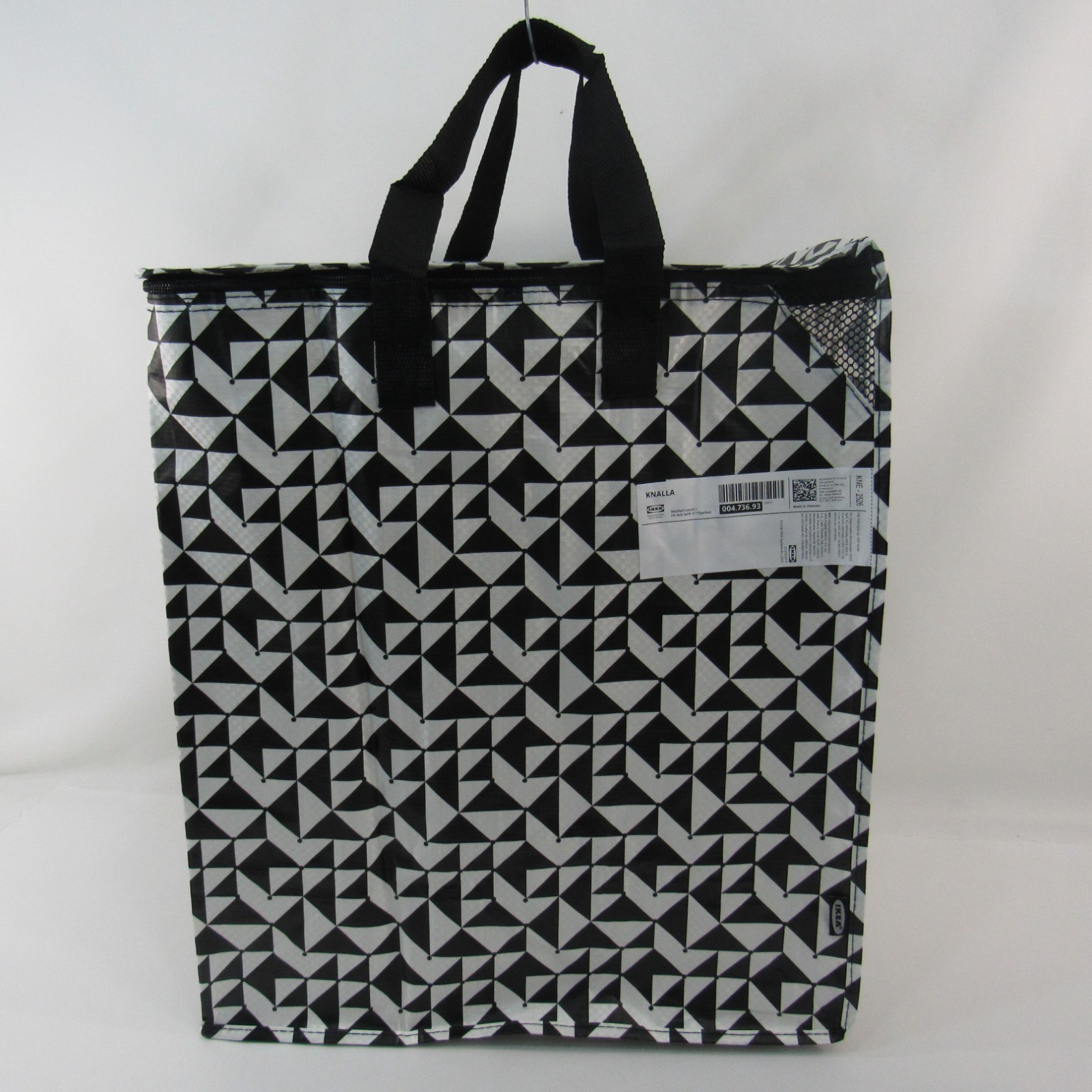IKEA KNALLA Bag 12 Gal. with Zipper Large Tote Reusable Grocery Laundry Storage