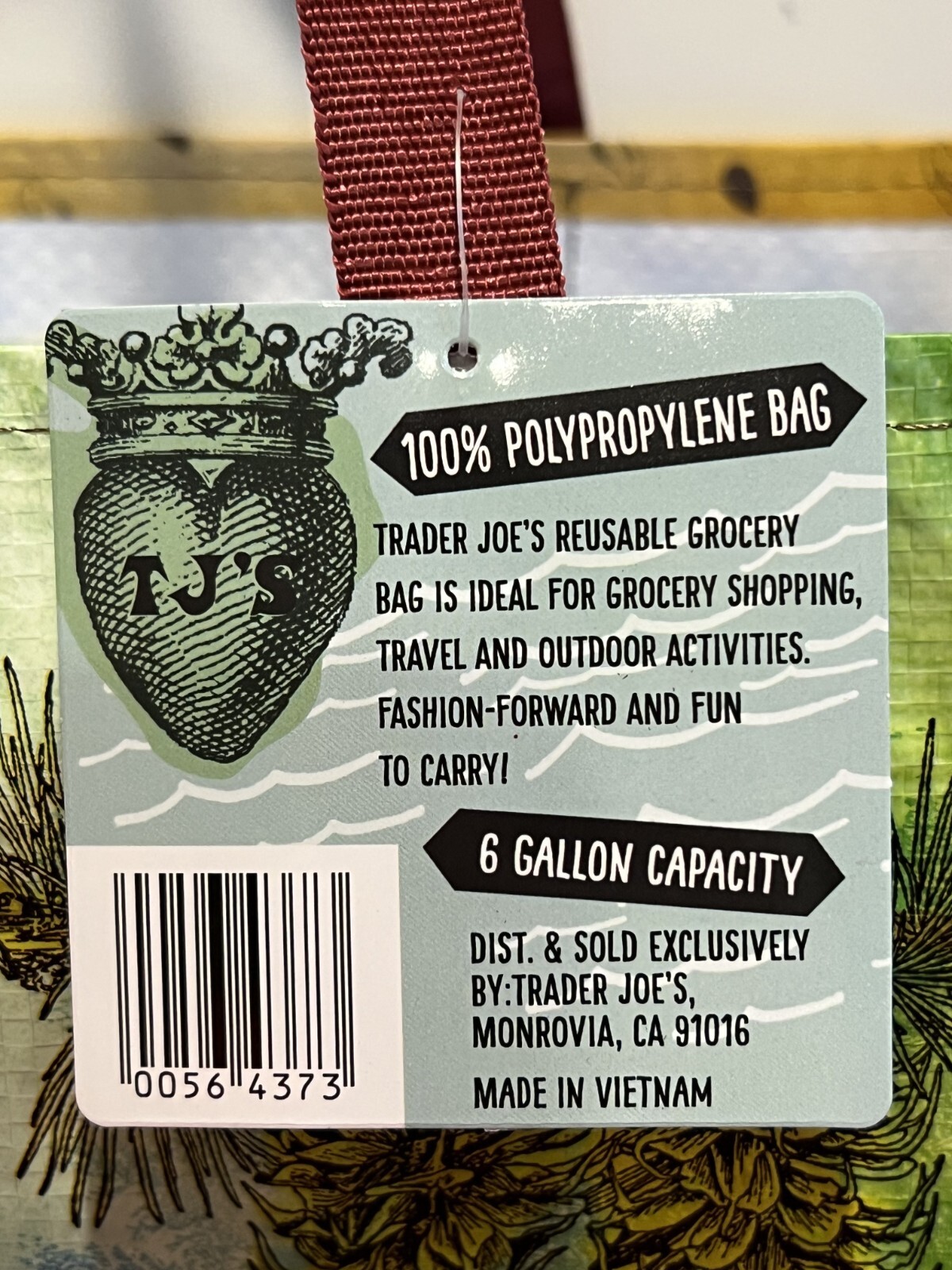 Trader Joe’s WASHINGTON STATE Regional Reusable Tote Bag – Collect ‘em All!