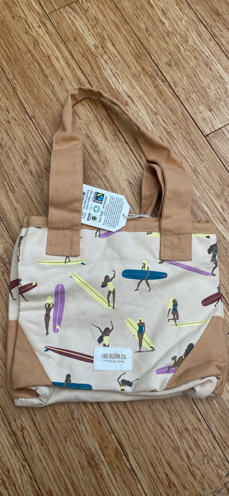 Whole Foods Hawaii Exclusive Mini Tote Bag.NWT organic cotton