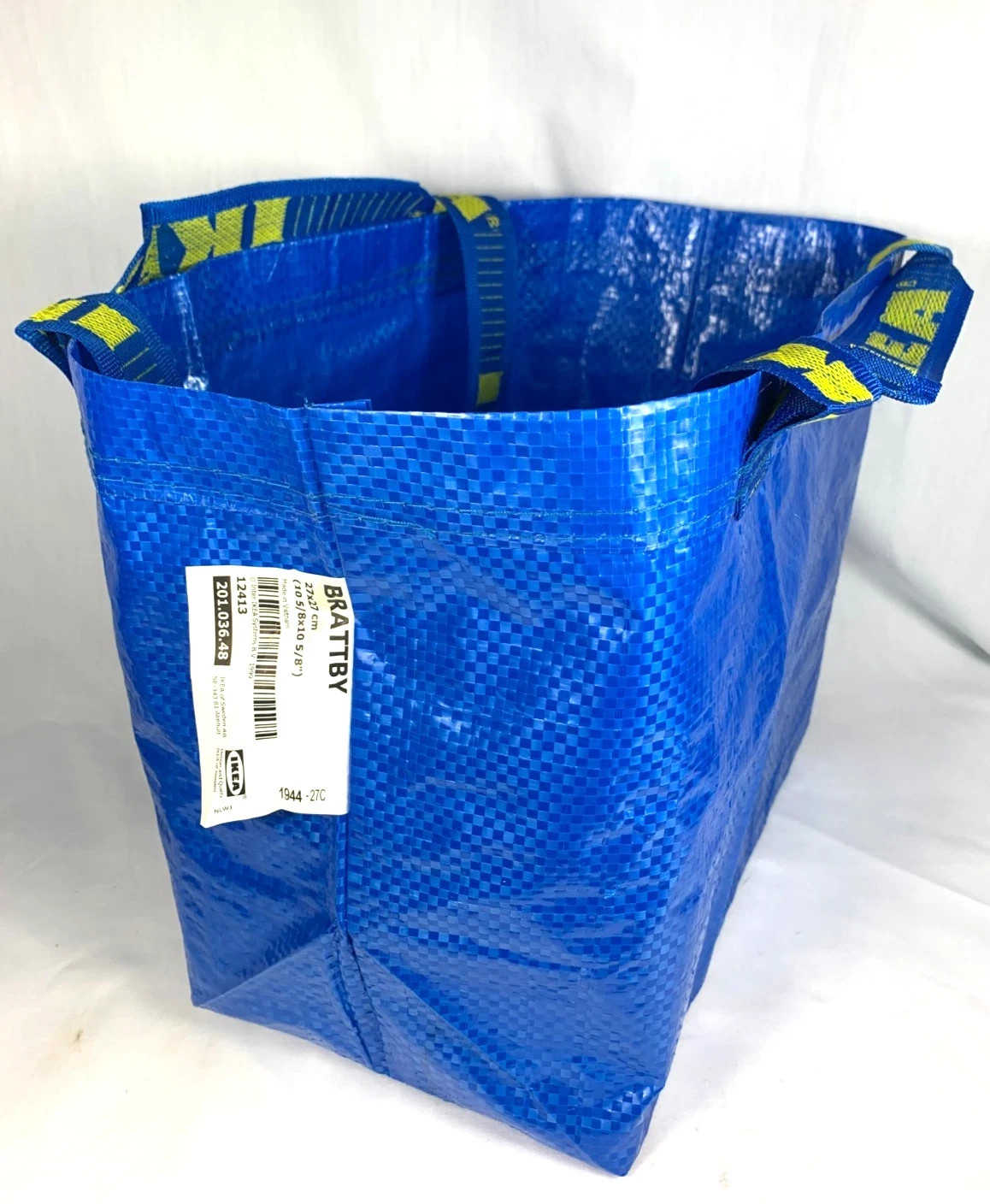 BRATTBY Bag Small Blue Frakta Shopping Beach Grocery Tote Bags 3.5 Gallon