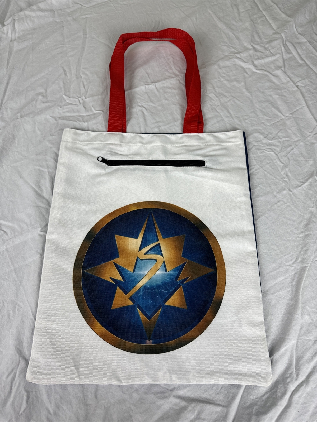 Marvel Studios MCU The Marvels Tote Bag Shoulder Theatre Promo NWOT Unused Purse