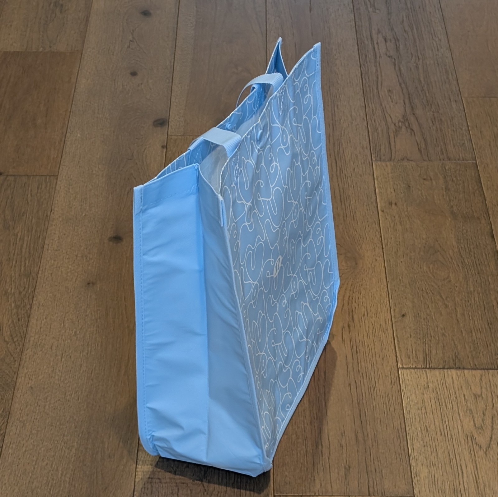 Lululemon Lot of 2 Large Small Shopping Totes Lunch Bags 🩵 Light Blue 🩵 *NEW!*