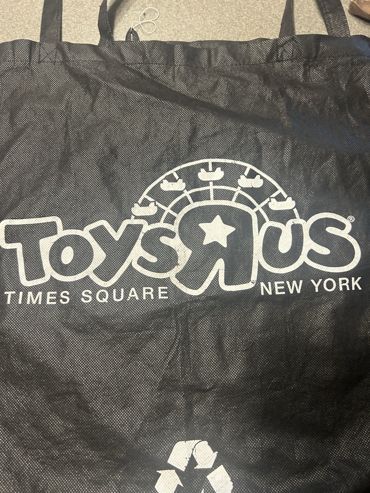 Toys R Us Times Square New York Black Reusable Shopping Bag