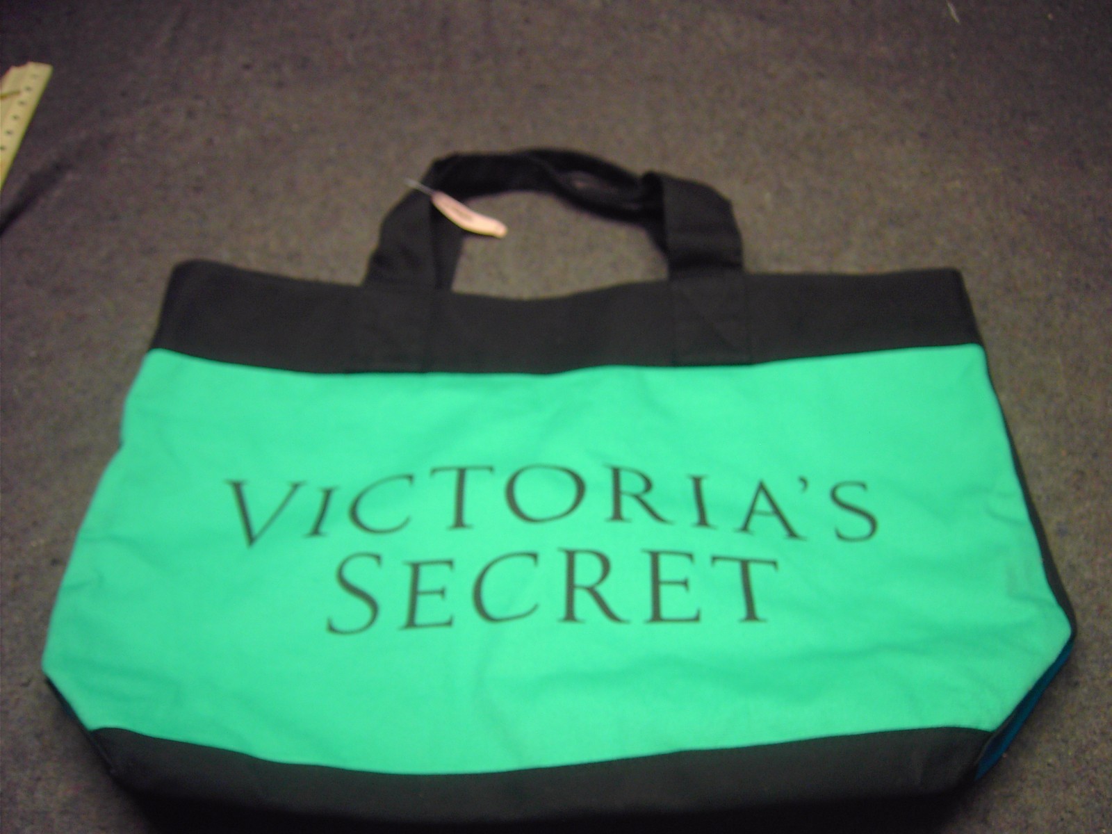 VICTORIA’S SECRET Green Black Blue Tote/Shoulder Bag New