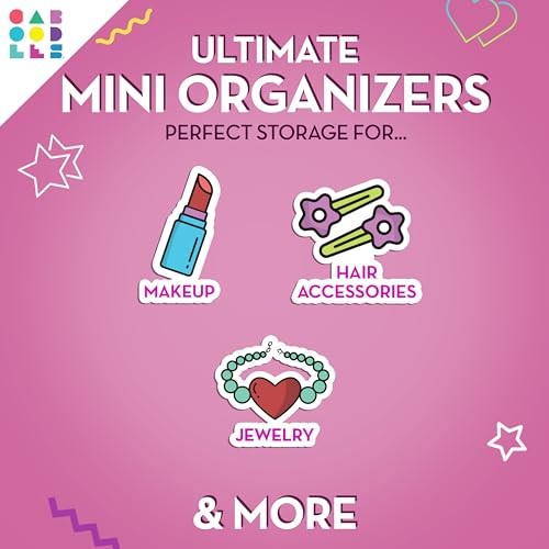 Caboodles Care Pack + Lil Bit Set, Pink & Violet, Travel Small, + Violet