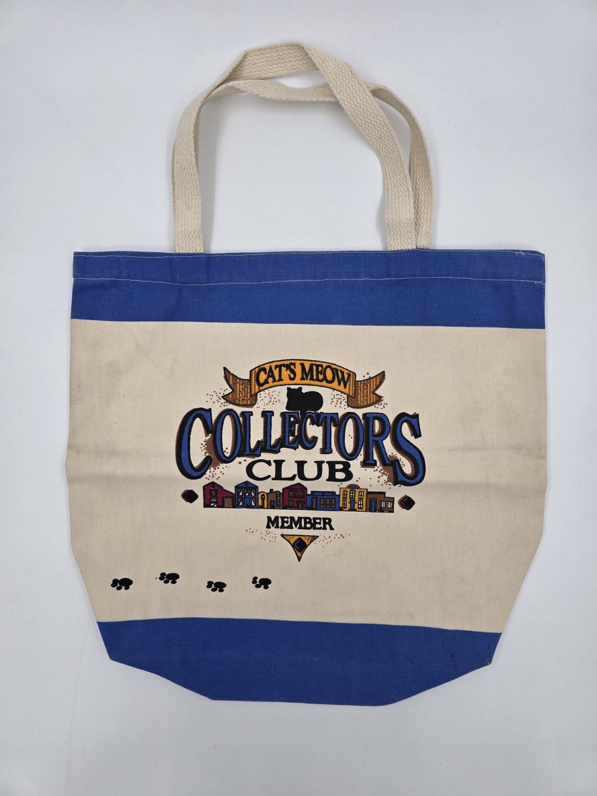 Cat’s Meow Collectors Club Canvas Tote Bag – 17″ W x 16.25″ H