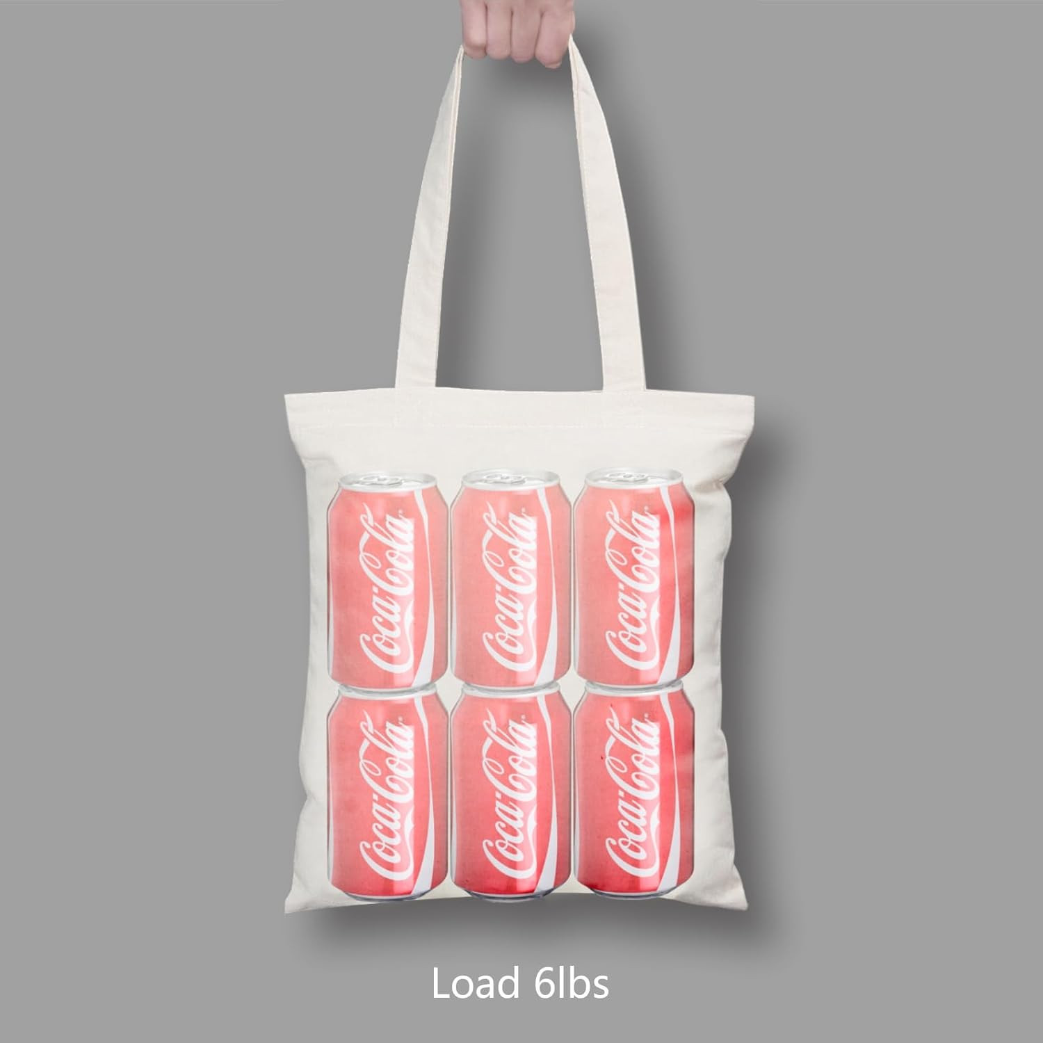 10-Pack Economical 11.8″X13″ Cotton Tote Bags, Lightweight Small Reusable Grocer
